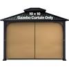Gazebo Universal Replacement Privacy Curtain - Karjjini 10' x 10'