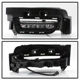 ACANII - For 2015-2022 Dodge Charger Factory Style LED Fog Lights Bumper Lamps w/Switch Assembly Driver & Passenger