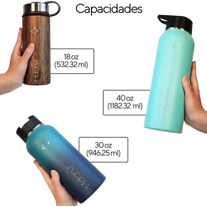 Termo De Acero Inoxidable Botella Frio Caliente Café Té 32oz