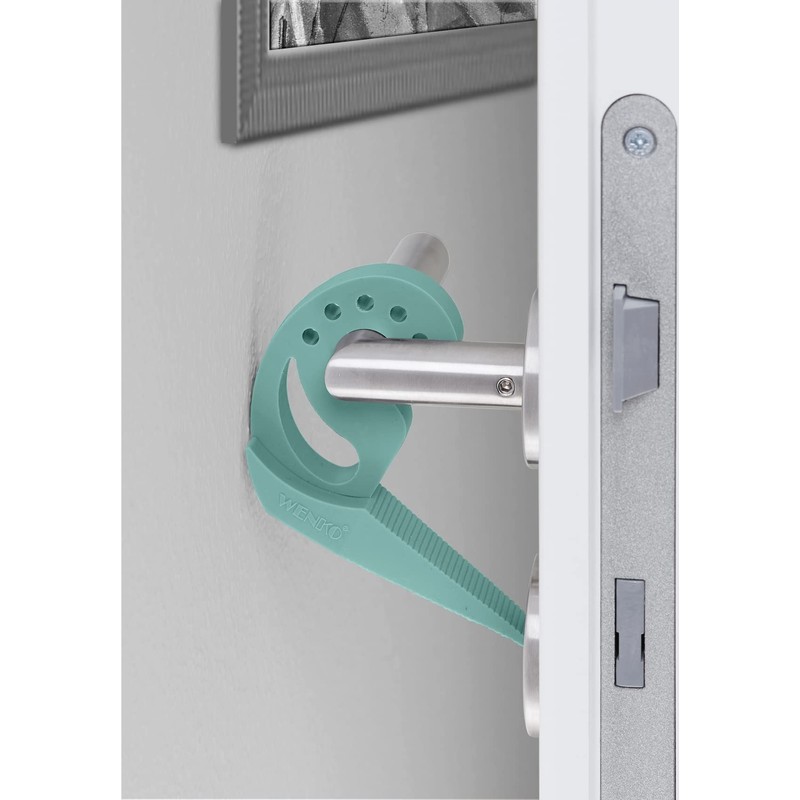 WENKO Multi-STOP® Door Stop and Window Stopper Mint - Clamp