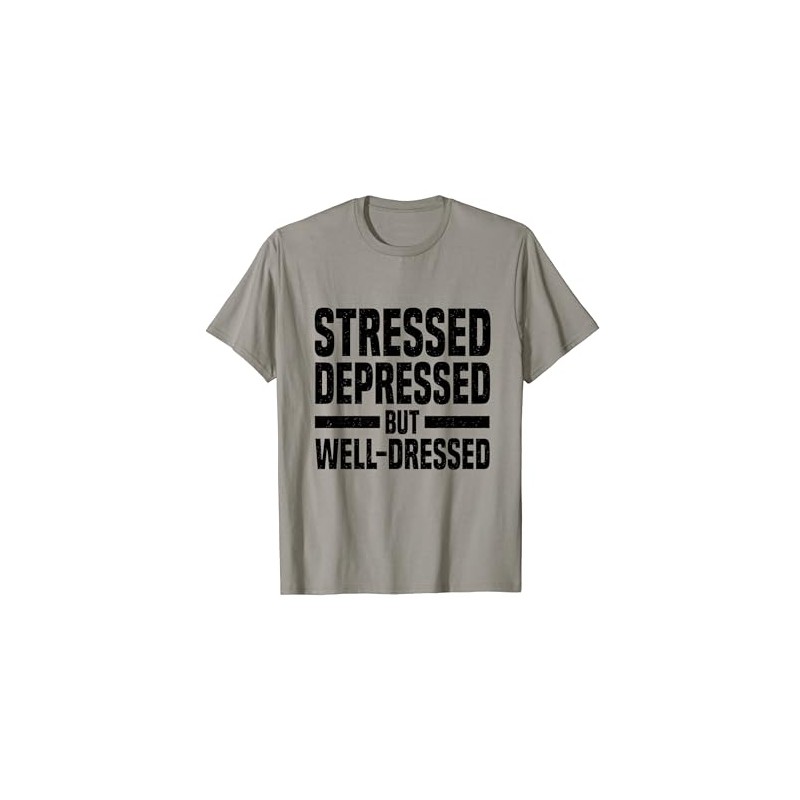 Anxiety Awareness Depression Therapy T-Shirt, gray