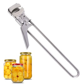 Jar Opener, Adjustable Stainless Steelcan Can Opener lid Opener for Jars and Bottles, Jar and Bottle Opener for Weak Hands, Arthritis, Seniors Kitchen Gadgets