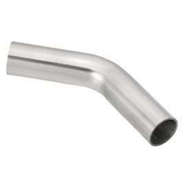 PATIKIL 45 Degree Elbow Elbow 7/8" OD Plumbing Exhaust Pipe Elbow Intercooler Pipe Mandrel Connecting Pipe for Brewery Equipment HVAC Stair Railing 1pc