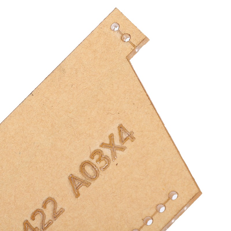 4Pcs Acrylic Template Card Holder DIY HandMade Leather Pattern Drawing