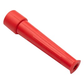 Merriway BH03685 Large Red Rubber Kitchen Spash Preventor Tap Swirl for 1/2-inch Tap