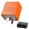 YOKELLMUX Motorcycle Turn Signal Relay 2-Pin 12V IC Turn Signal