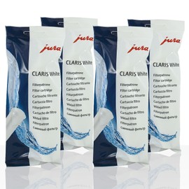 4 JURA Claris White Filter Cartridges