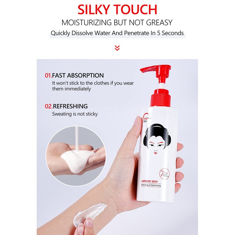 Kojic Acid Body Lotion, 1 Bottle Skin Brightening Moisturizing Remove