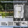 Animacyn ABS Electrical Junction Box, Ventilated Design, Cable Grommets, IP65