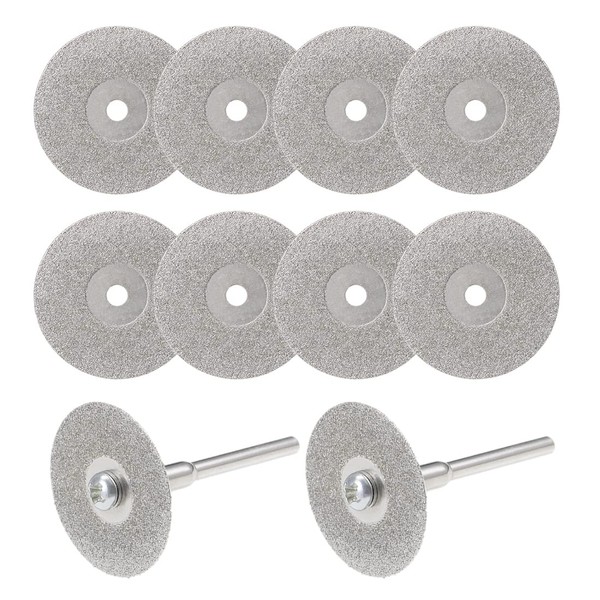 uxcell 10 Pcs 25mm Diamond Cutting Wheels Cut Off Wheel