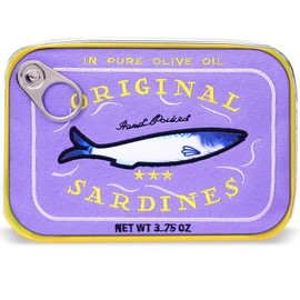 Cessfle Canned Sardines Makeup Bag, Funny Sardine Tin Fish Cosmetic Bag, Creative Cute Makeup Bag Kawaii Pencil Case Pouch, Coquette Make up Pouch for Women…