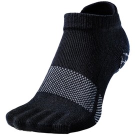 Totoeru Walking Unisex (Recommended by Doctors), Foot Health, Fatigue/Flatfoot, Valgus, Club/Sports, Exercise (Ankle Socks), Socks, Yamachu, Black