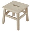 eHemco Solid Hardwood Step Stool for Adults and Kids, 12.25