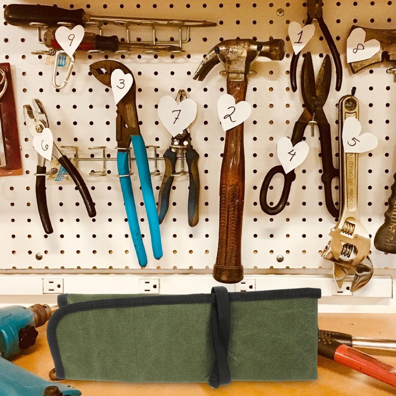 Totority Tool Organizers - Small Tool Bag W/Detachable Pouches, Roll