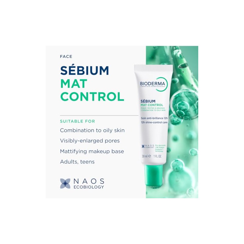 Bioderma - Crema Sébium MAT Control para piel grasa -