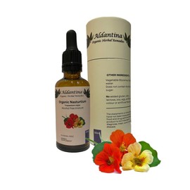 Organic Nasturtium Tincture Alcohol-Free Liquid Extract, Organic Nasturtium (Tropaeolum) (50ml)