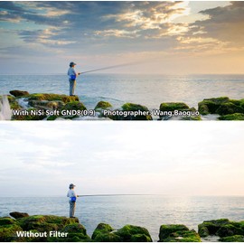 NiSi ND8 100x150mm Soft GND Filter | 3-Stop Soft Graduated Neutral Density Lens Filter | Long-Exposure and Landscape Photography