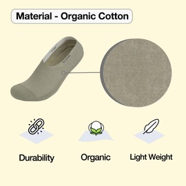 Cloud Ankle No Show Socks, Non Slip, Loafer Sneaker Flats, Boat Shoe Invisible Low Cut Cotton, Blue, extrasmall, 3 Pack (US, Alpha, X-Small, Regular, Regular, Ankle_3Pack, Khaki)