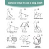 WANFIRE Hands Free Dog Leash, Multifunctional Crossbody Dog Leash, 5.9-9.5Ft