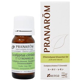 Eucalyptus Lemon, 0.3 fl oz (10 ml) Middle Notebook, Pranarom Essential Oil (Essential Oil)