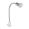 ledscom.de LESCH Socket Lamp Reading Lamp Gooseneck Switch Chrome +