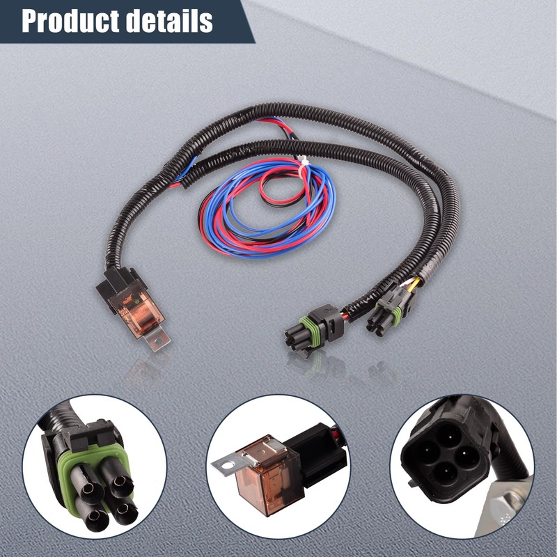 Front Driver and Passenger Electric Headlight Motor Conversion Kit Compatible