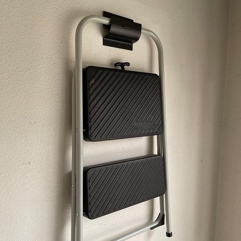 Comphic Heavy-Duty Ladder Hanger-Wall Mount Ladder Hooks for Ladder Storage-Wheelbarrow