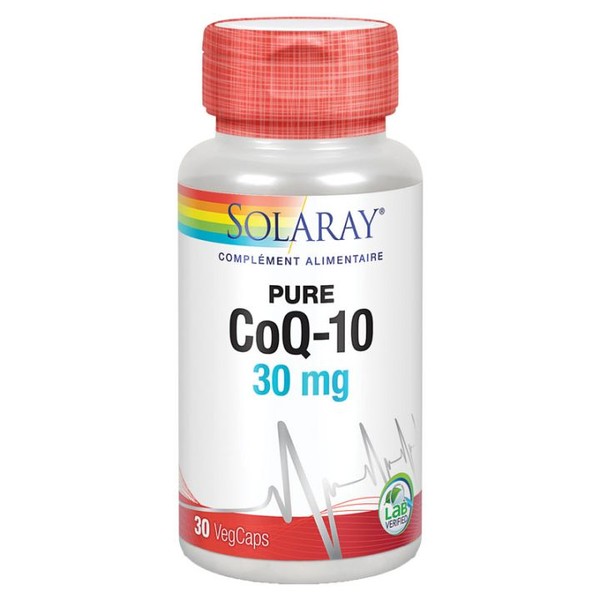 Solaray Pure CoQ-10 30 mg 30 gélules