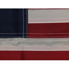 12x18 Embroidered Sewn Yacht Ensign Nautical 210D Solarmax Nylon Flag 12"x18"