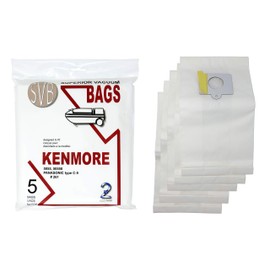 Kenmore C 5055, 50558 & Kenmore Q 50557, C-5 and C-18 Canister Vacuum Cleaner Bags (Pack of 5)