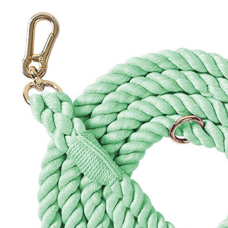 Handcrafted Dog Leash Multifunctional Double Head Braiding Dog Training Leash