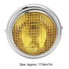 7in 55W Motorcycle Grill Headlight Vintage Style High/Low Beam Halogen