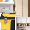GH-4001 Stainless Steel Tension Lock with Locking Lever Clasp, Side
