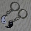ZHIZICX 2 PCS Yin And Yang Keyring exquisite Tai Chi