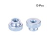 sourcing map Knurled Thumb Nuts, 10Pcs M4x0.7mm Iron Round Knobs