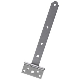Gah-Alberts 326142 Strap Hinge Rust-Proof Stainless Steel Plate 300 x 33 mm Hinge 100 x 50 mm Thickness 2.5 mm