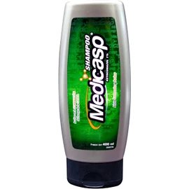 MEDICASP - Shampoo ANTI CASPA - Shampoo de uso diario, grado dermatológico | Shampoo para caspa | Su antimicótico elimina el hongo de la caspa y todos sus síntomas, botella de 400ml