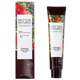 Better Natured Permanent Liqui Creme Hair Color Dye | 100% Gray Coverage | Rich & Vibrant Coloring | Naturally-Derived | Vegan | 4VV Medium Intense Violet