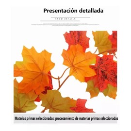 Plantas Artificiales Decoración Artificial De La Vid De Arce