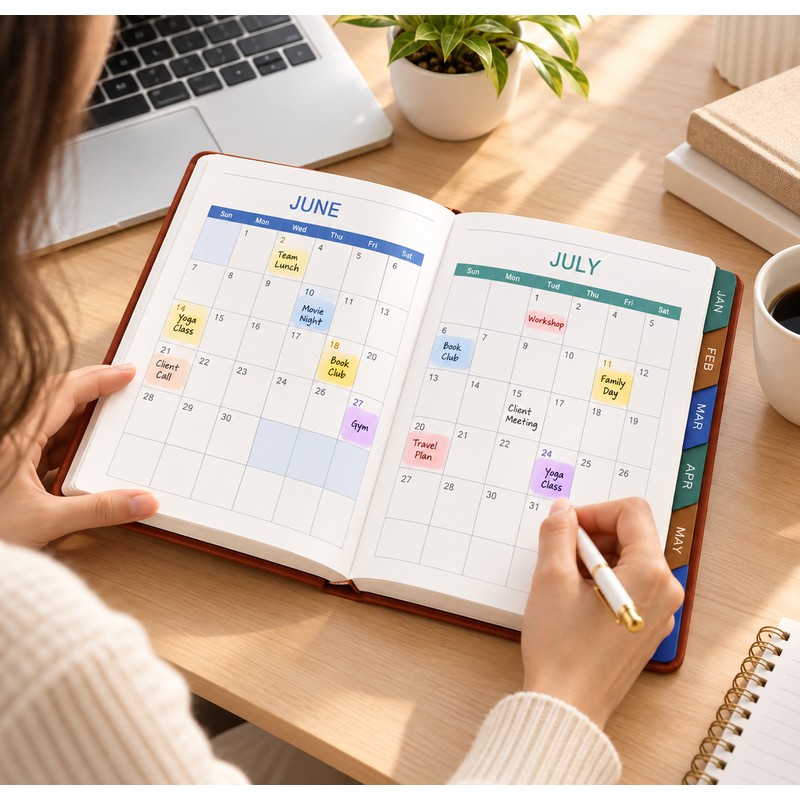 2027 Daily Planner for Time Management – 400-Page A5 Ring