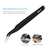 3PCS Precision Tweezers Set, Upgraded ESD high-end anti-static for Craft,