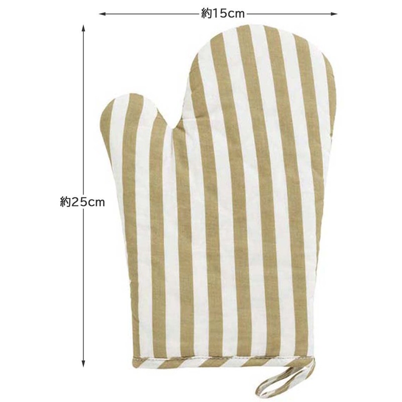 TORUNE MTN-101 Kitchen Mitten Stripe (BE)
