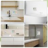 3-Chamber Wall Mounted Shower Dispenser - No Drilling Required