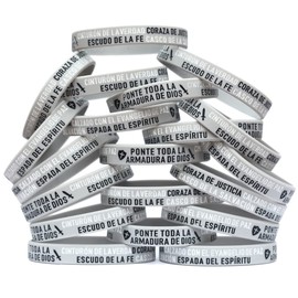 20 of Armadura de Dios Wristbands - Spanish for Armor of God