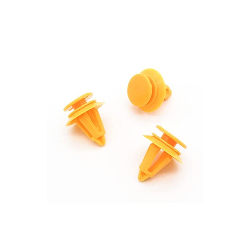 VVO Fasteners Plastic Interior A-Pillar Trim Clip, Yellow (Pack of