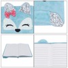 BOLLEY JOSS Lovely Animals Notebook Kids Plush Diary for Girls