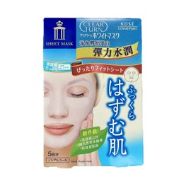 KOSÉ KOSE Clear Turn White Face Mask Collagen 5 Sheets (US Seller)