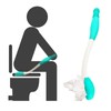 QANYEGN Toilet Wiping Tool, Ergonomic Bottom Toilet Aid for Wiping,