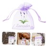 Ciieeo 20pcs Lavender Sachet Bags Breathable Mesh Drawstring Pouches for