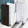 Window Frame Draft Stopper Set (Upper/Lower) - Weatherproofing Seal Draft Stopper Walnut 3ea